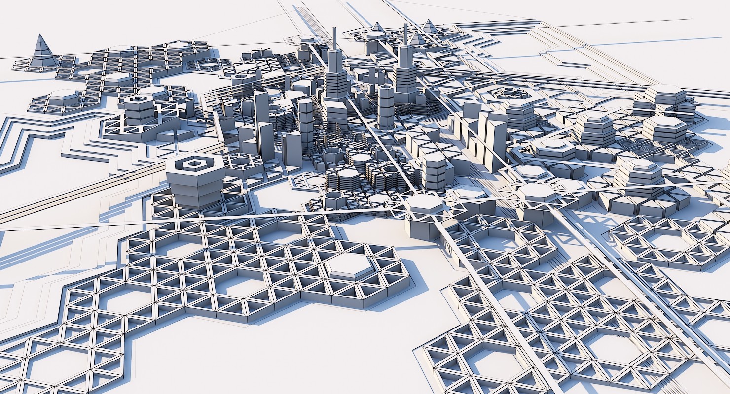 ArtStation Geometric City Resources
